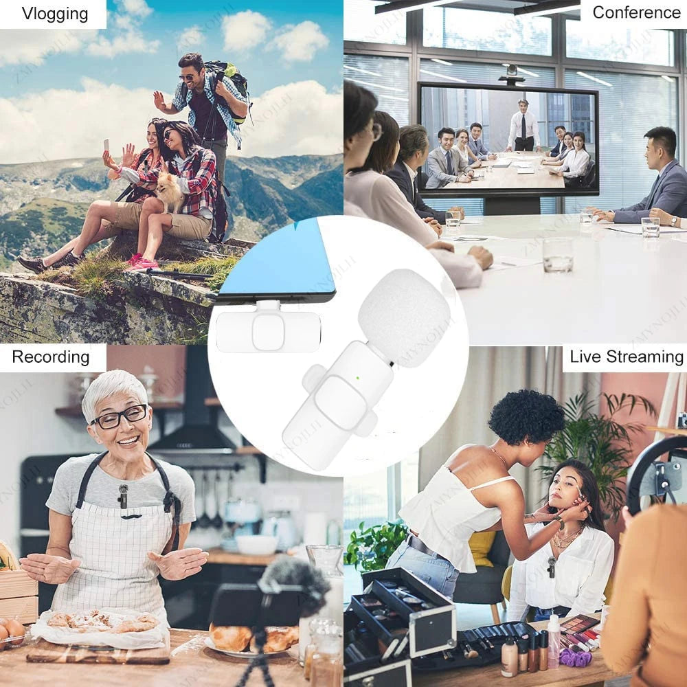 Micrófono Lavalier Inalámbrico Profesional