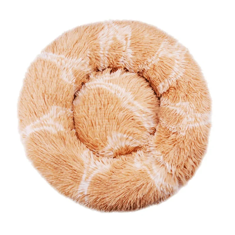 Cama Premium "Nube" para Mascotas – Felpa Ultra Suave, Térmica y Relajante