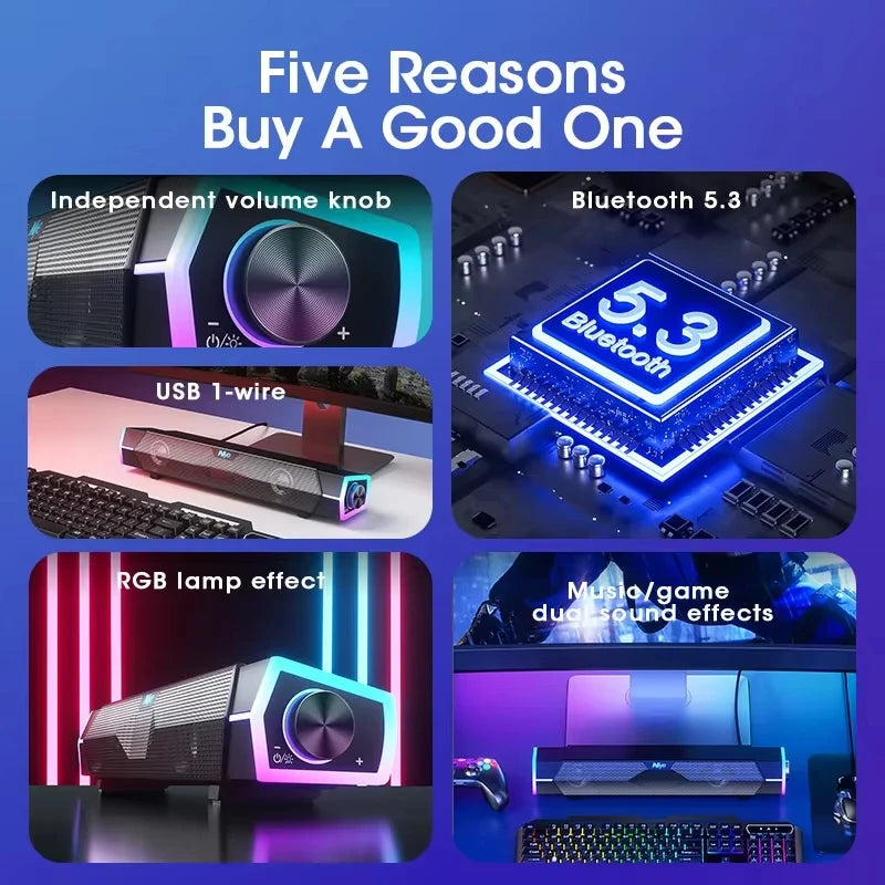 Soundbar 4D para PC y Laptop
