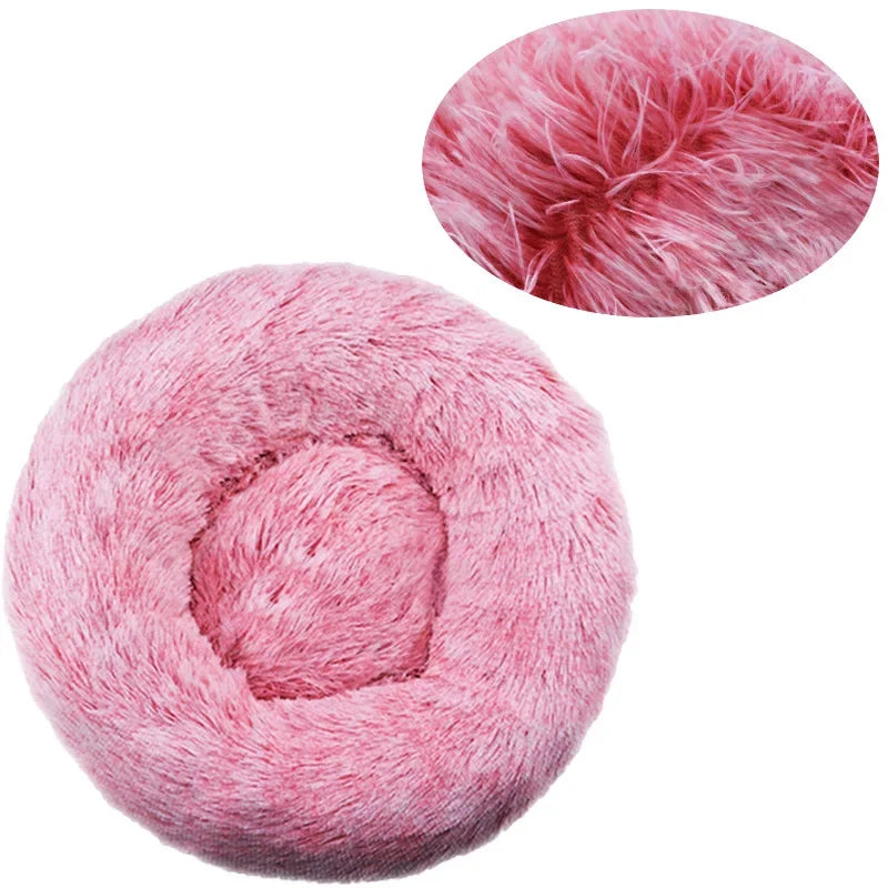 Cama Premium "Nube" para Mascotas – Felpa Ultra Suave, Térmica y Relajante