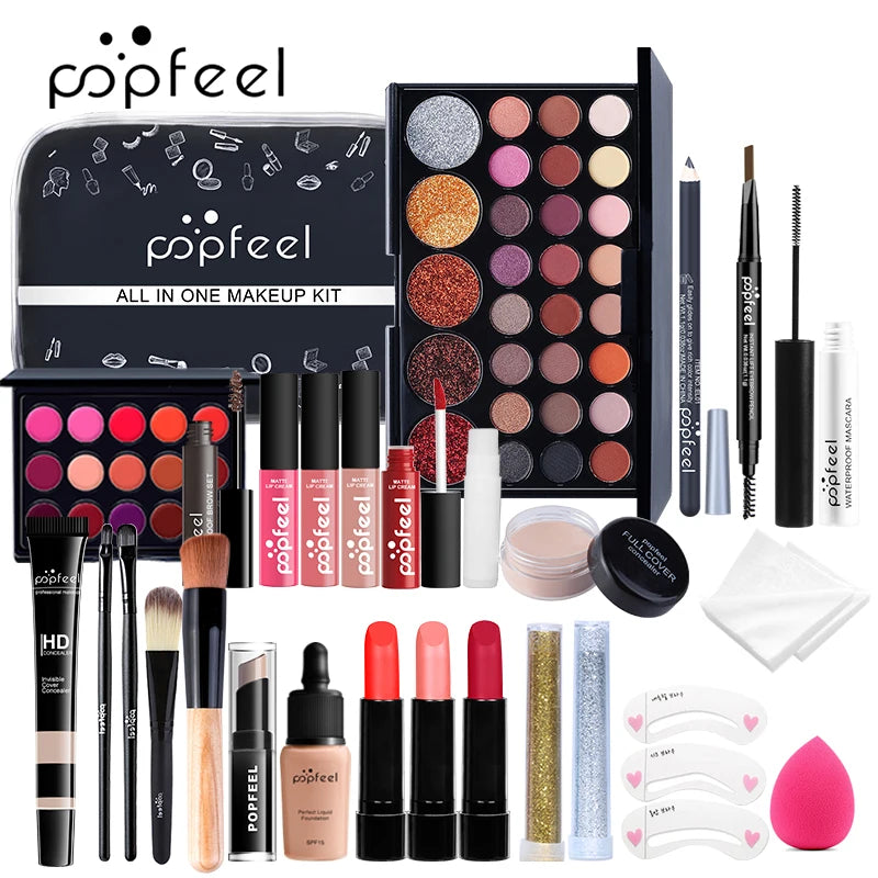 Kit de Maquillaje Completo POPFEEL "All-In-One"