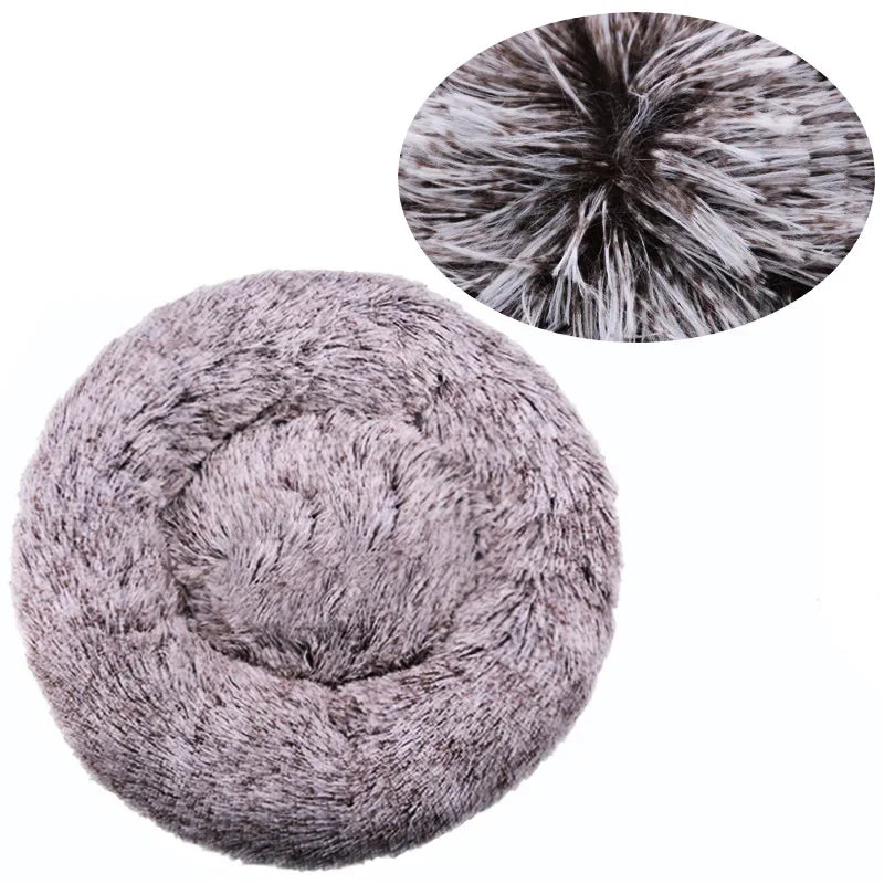 Cama Premium "Nube" para Mascotas – Felpa Ultra Suave, Térmica y Relajante