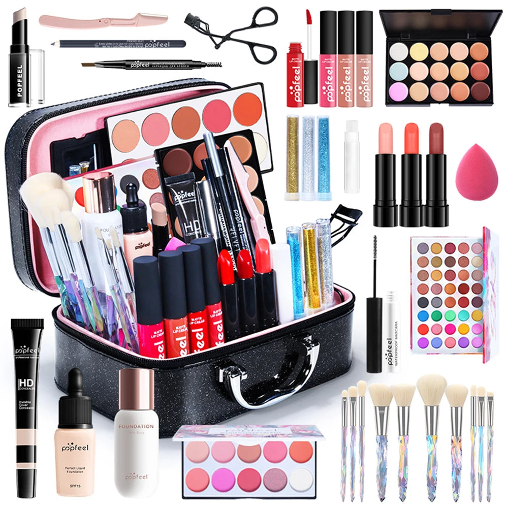 Kit de Maquillaje Completo POPFEEL "All-In-One"