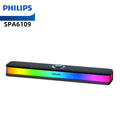 Soundbar Gamer Philips SPA6109 – RGB Full Screen, Bluetooth 5.3