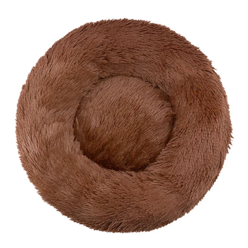 Cama Premium "Nube" para Mascotas – Felpa Ultra Suave, Térmica y Relajante