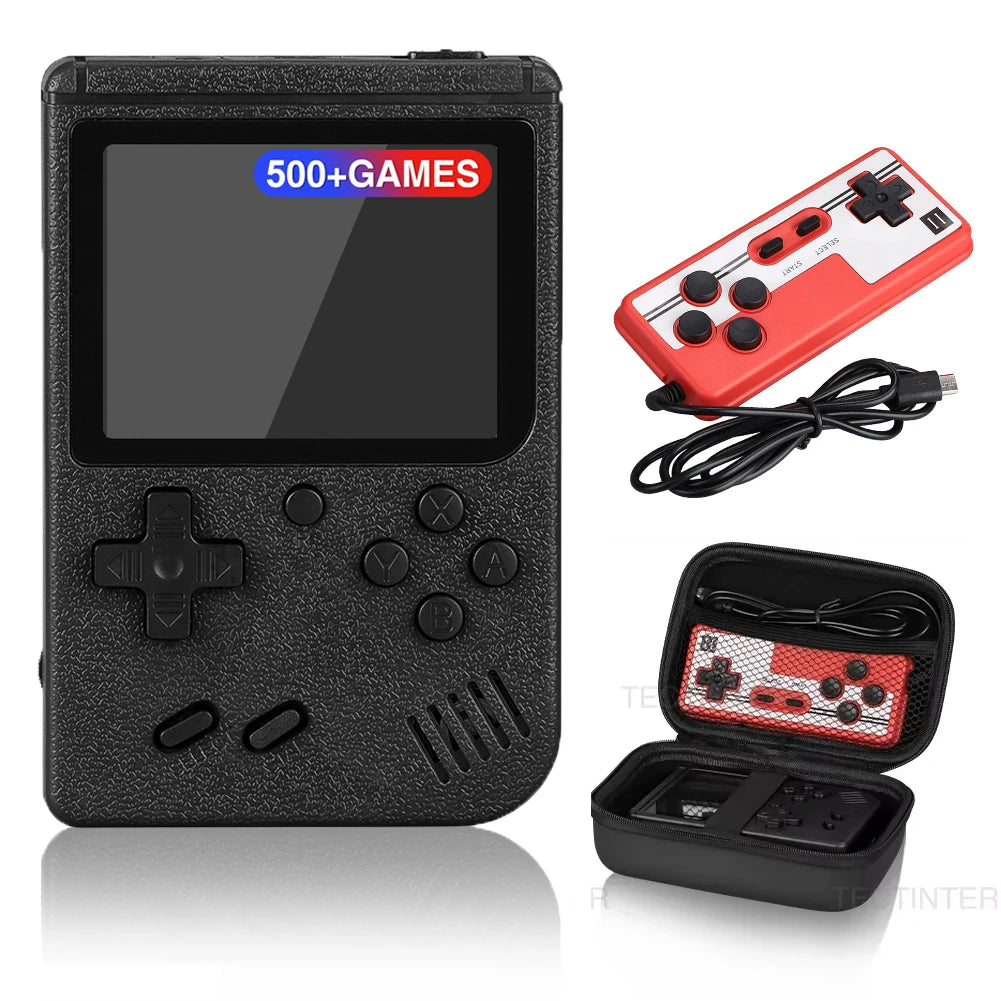 Mini Consola Retro Portátil – Pantalla 2.4" con 500 Juegos Clásicos Integrados