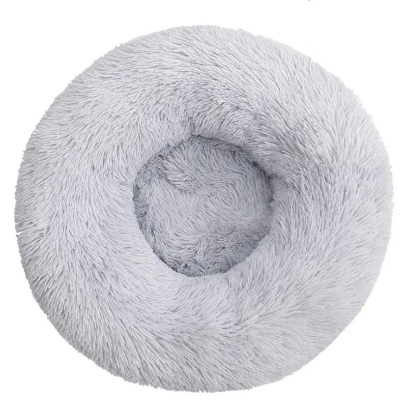 Cama Premium "Nube" para Mascotas – Felpa Ultra Suave, Térmica y Relajante