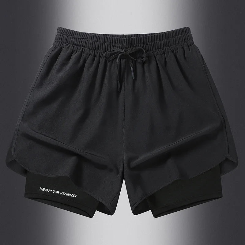 Shorts Deportivos 2 en 1 para Hombre