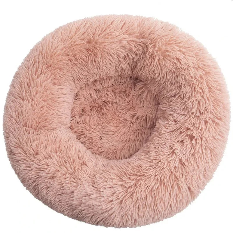 Cama Premium "Nube" para Mascotas – Felpa Ultra Suave, Térmica y Relajante