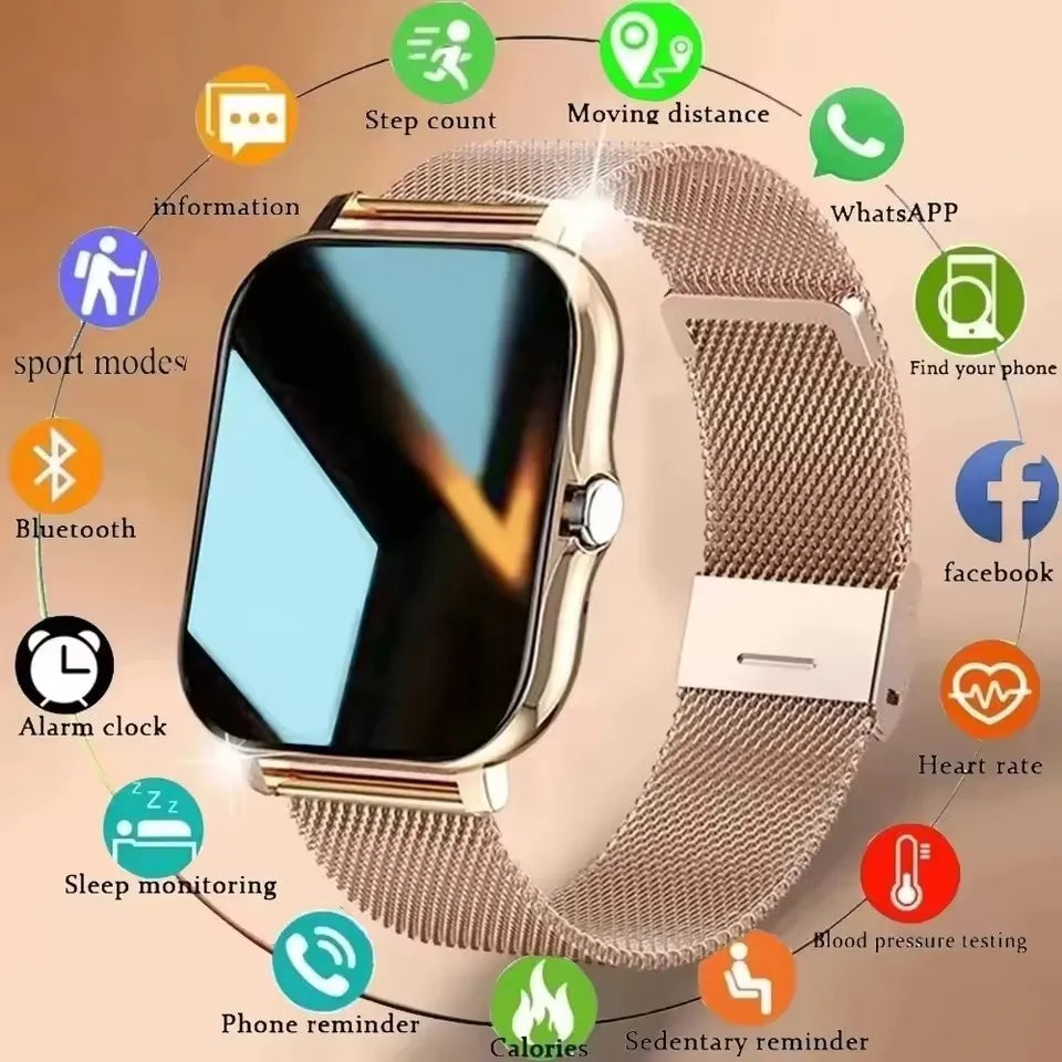 Smartwatch Multifuncional 2026 – Pantalla Color 1.44"