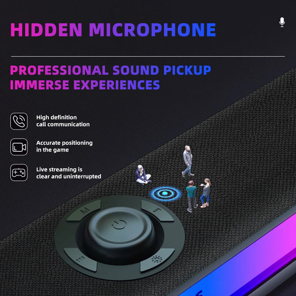 Soundbar Gamer Philips SPA6109 – RGB Full Screen, Bluetooth 5.3