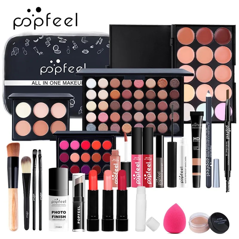 Kit de Maquillaje Completo POPFEEL "All-In-One"