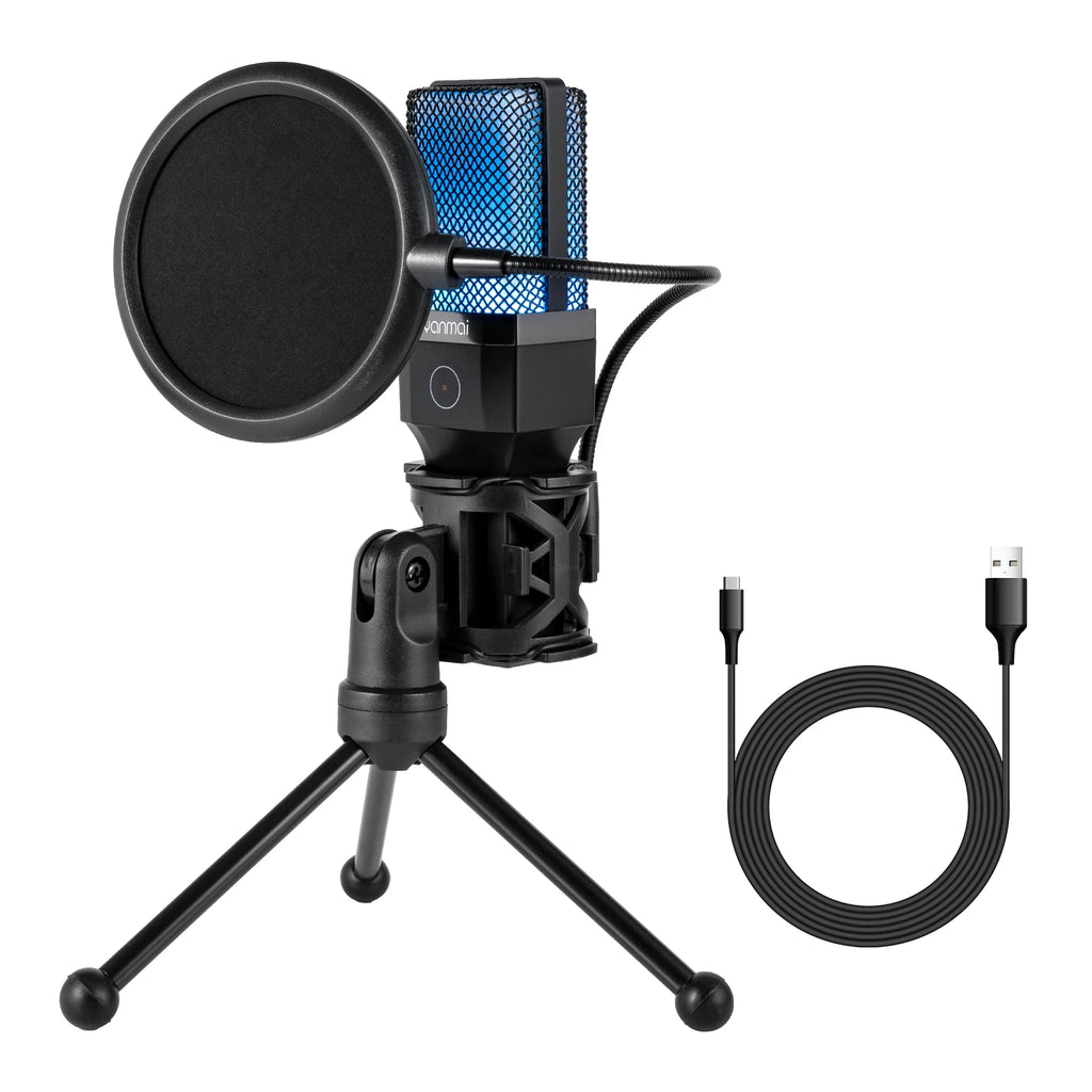 Kit de Micrófono de Condensador Profesional USB