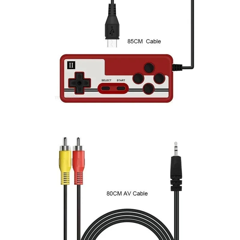 Mini Consola Retro Portátil – Pantalla 2.4" con 500 Juegos Clásicos Integrados