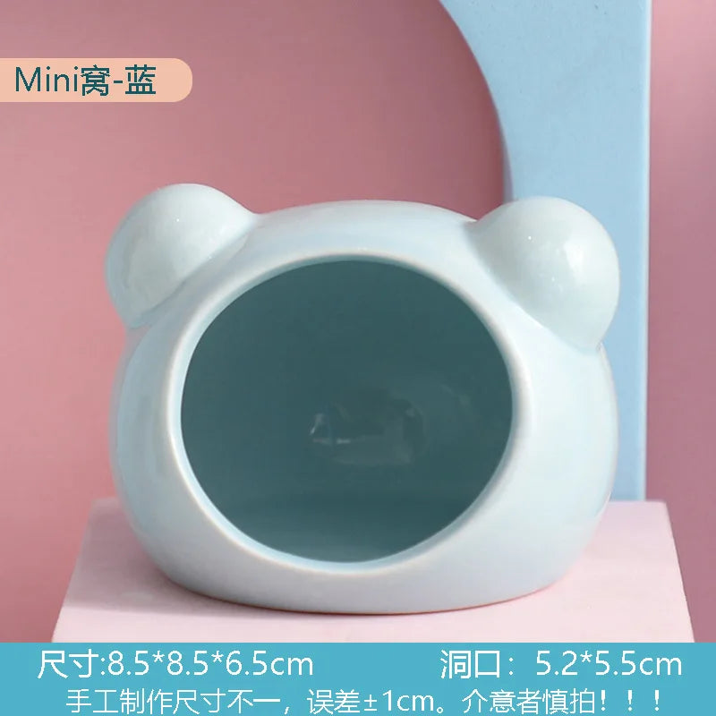 Casa de Cerámica para Hámster y Mascotas Pequeñas