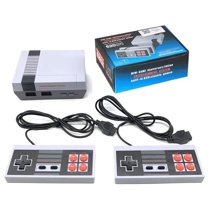 Mini Game Stick Retro HDMI – Consola 8-Bits con 620 Juegos Clásicos y 2 Controles Inalámbricos