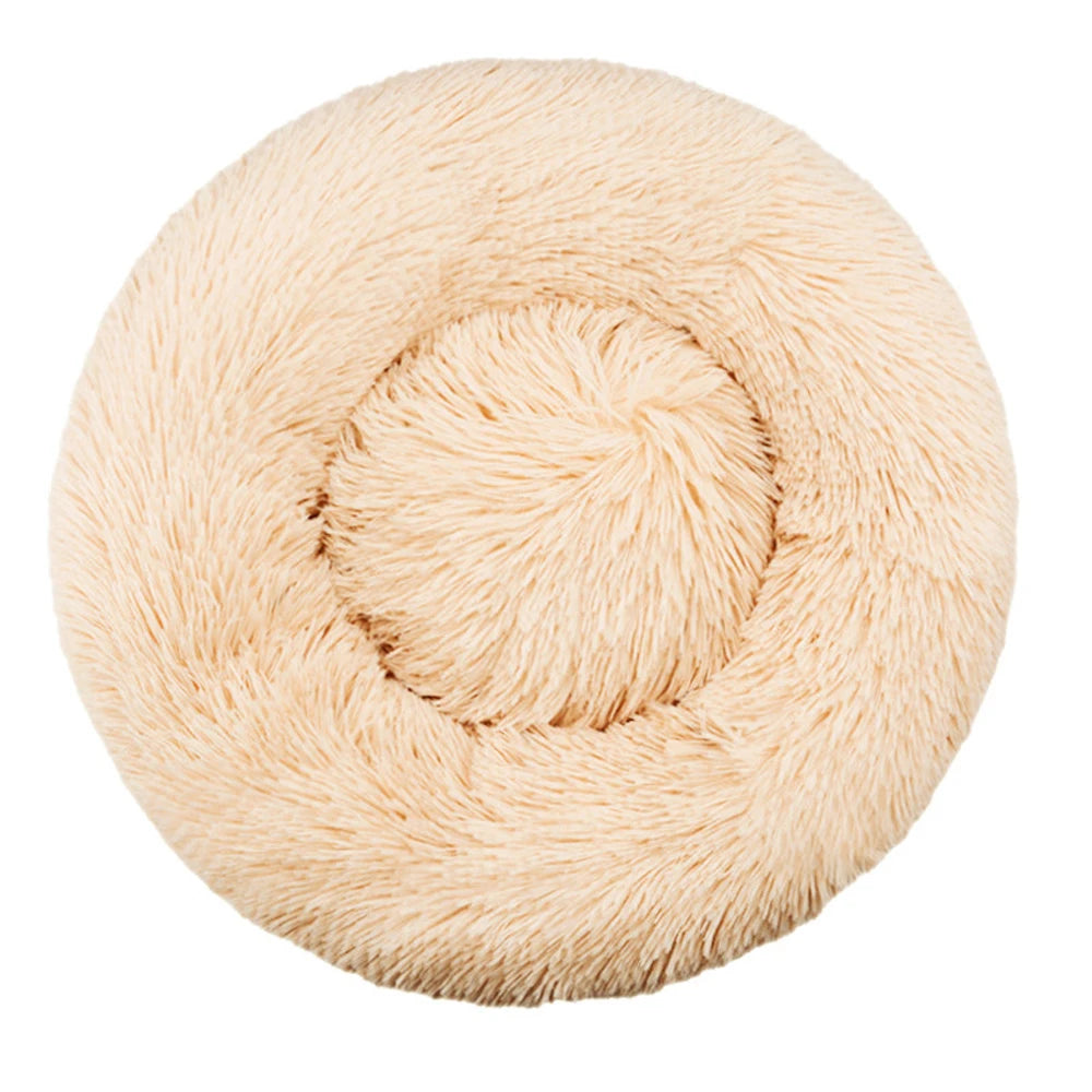 Cama Premium "Nube" para Mascotas – Felpa Ultra Suave, Térmica y Relajante