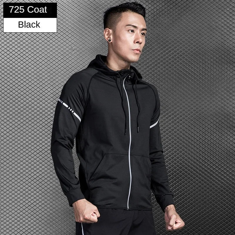 Chaqueta Deportiva con Capucha para Hombre de Secado Rápido