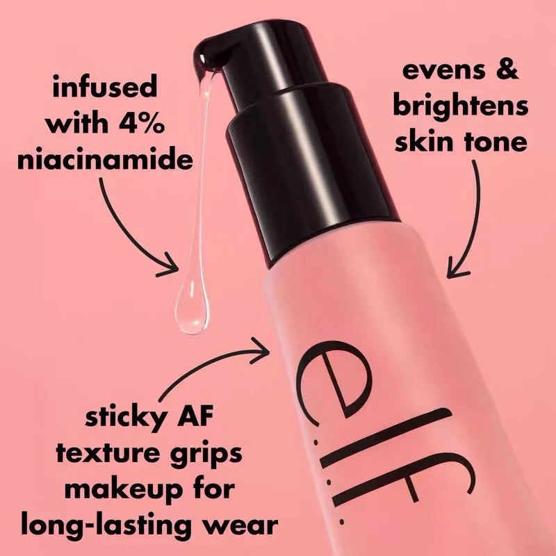 Set de Preparación y Sellado e.l.f. – Spray Fijador de Larga Duración, Primer de Poros y Cuidado Labial