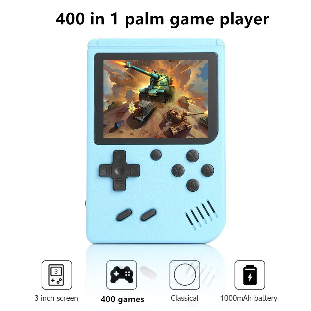 Consola Retro Pro 400 en 1 – Pantalla LCD Color de 3.0 Pulgadas