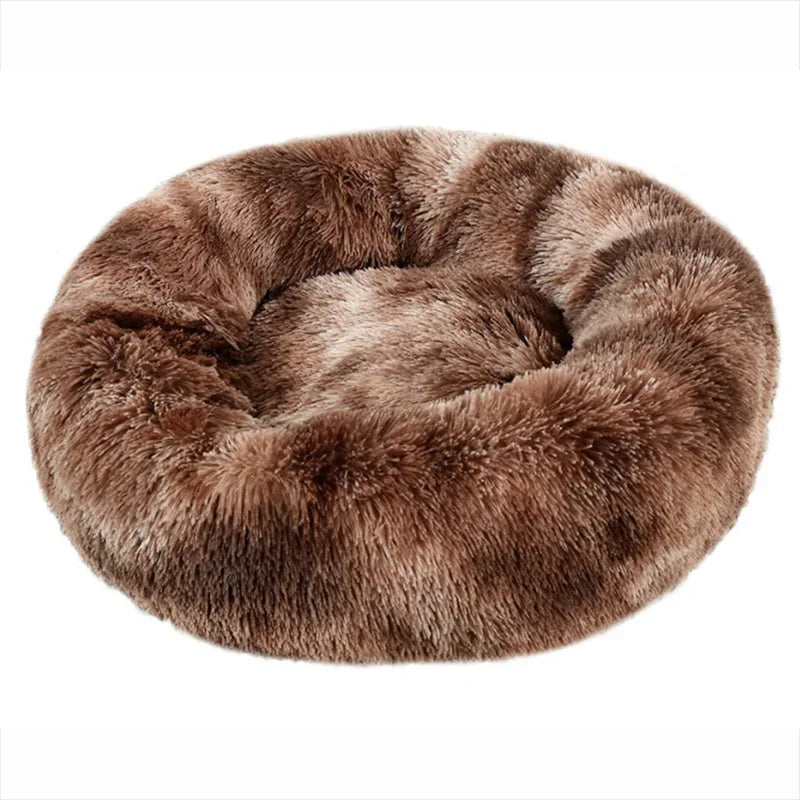 Cama Premium "Nube" para Mascotas – Felpa Ultra Suave, Térmica y Relajante