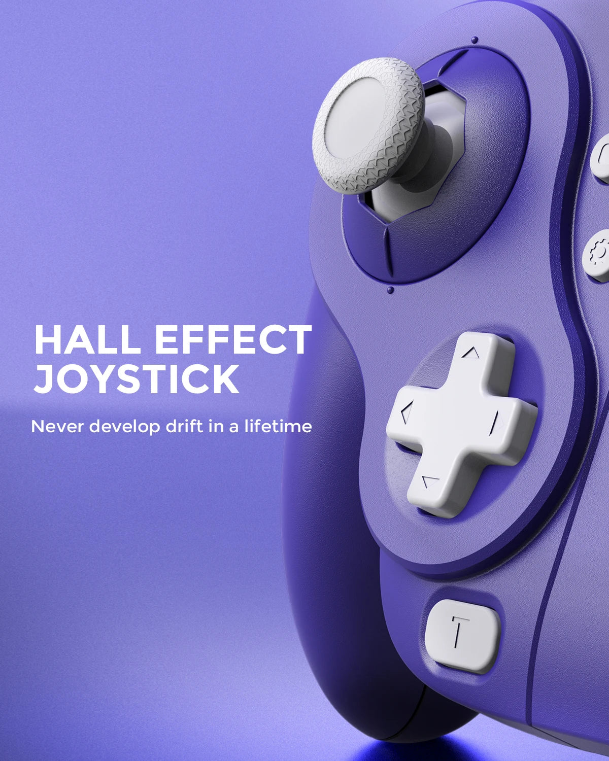 NYXI Wizard Wireless Joy-pad – Control Ergonómico para Nintendo Switch / OLED / Lite con Joysticks de Efecto Hall (Anti-Drift)