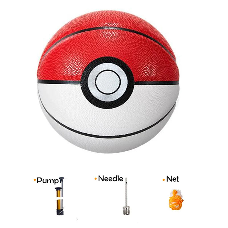 Balón de Básquetbol Profesional #7 – Blanco y Rojo Premium