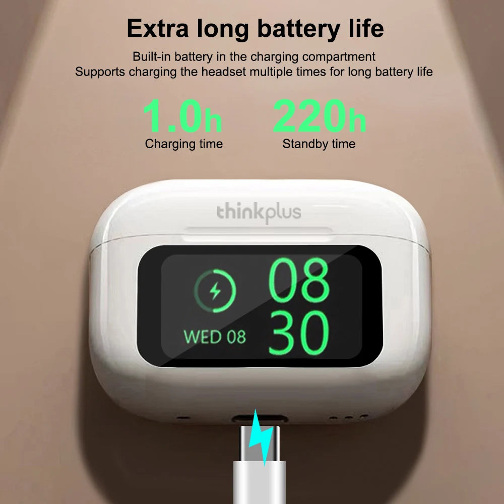 Audífonos Thinkplus TWS con Pantalla Táctil Full Color