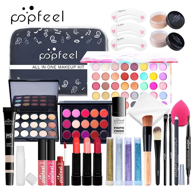 Kit de Maquillaje Completo POPFEEL "All-In-One"