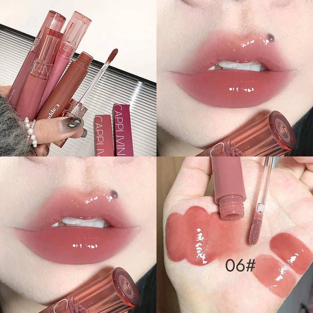 Brillo Labial Cappuvini Jelly Mirror – Efecto Espejo, Hidratación Profunda